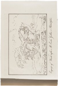 Esquisse de la peinture de Ward dans la galerie de M. Earle, Philadelphie, d